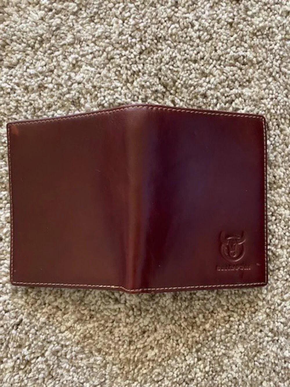 Bull Captain Large Capacity Genuine Leather Wallet for Men Card Bifold (Brown)